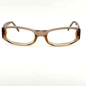 Emporio Armani Women's Rectangular Sunglasses Translucent Brown